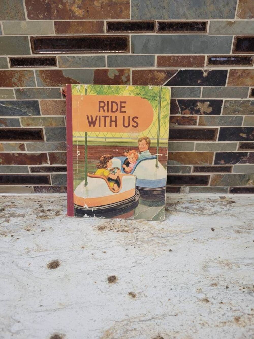 Vtg 1955 Ride With Us Book Lyons Carnahan Pre Primer Elementary School Reader